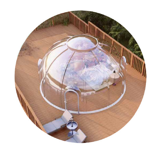 13294 - 6m Alfresco Dining Pod - Banquet Dome